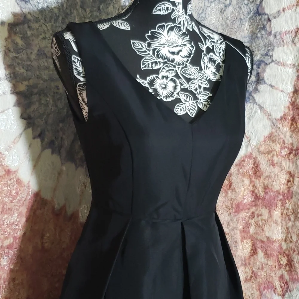 J.Crew black new cocktail sleeveless A line dress size 2